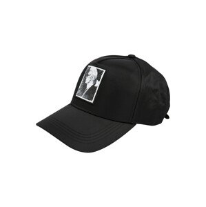 Karl Lagerfeld Čiapka 'karl legend cap'  biela / čierna