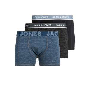 JACK & JONES Boxerky  modrá / námornícka modrá / tmavosivá