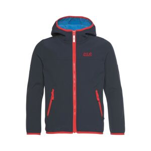 JACK WOLFSKIN Jacke 'Four Winds'  námornícka modrá / svetločervená