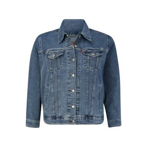 Levi's® Plus Prechodná bunda 'EX-BOYFRIEND TRUCKER'  modrá denim