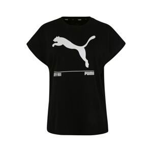 PUMA Funkčné tričko 'Nu-tility Tee'  biela / čierna