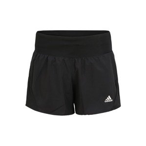 ADIDAS PERFORMANCE Laufshorts 'RUN IT'  čierna / biela