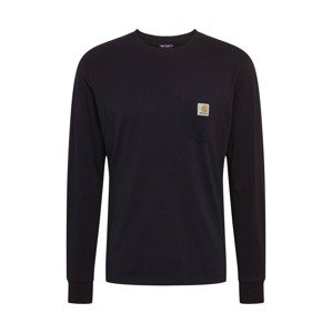 Carhartt WIP Tričko 'L/S Pocket T-Shirt'  čierna