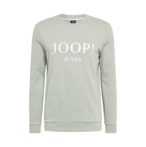 JOOP! Jeans Mikina 'Alfred'  sivá melírovaná / biela