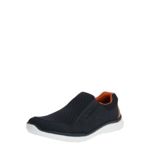 Rieker Slip-on obuv  tmavomodrá / hnedá