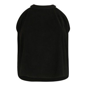 Urban Classics Curvy Top 'Peached Rib Neckholder'  čierna