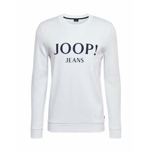 JOOP! Jeans Mikina 'Alfred'  biela / námornícka modrá