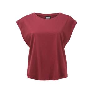 Urban Classics Curvy Tričko 'Basic Shaped Tee'  čerešňová