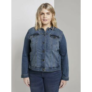 Tom Tailor Women + Prechodná bunda  modrá denim