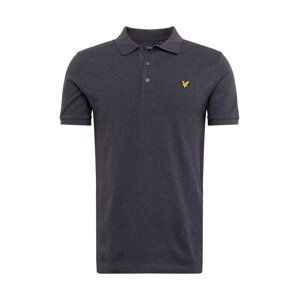 Lyle & Scott Tričko  antracitová / žltá / čierna