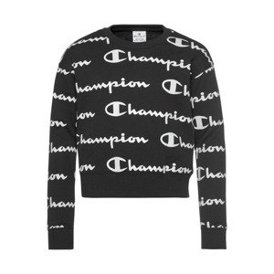 Champion Authentic Athletic Apparel Mikina 'Crewneck'  biela / čierna