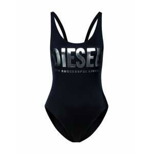 DIESEL Jednodielne plavky 'BFSW-LIA SWIMSUIT'  strieborná / čierna