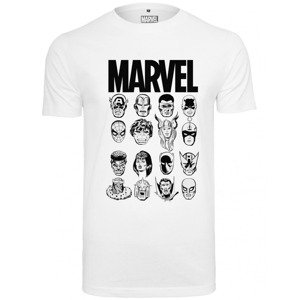 Mister Tee Tričko 'Marvel Crew Tee'  čierna / biela