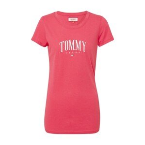 Tommy Jeans Tričko 'TJW TOMMY SCRIPT TEE'  červená