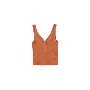 Abercrombie & Fitch Top 'HENLEY TANK'  oranžová