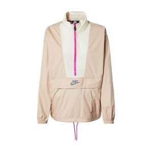 Nike Sportswear Prechodná bunda  biela / ružová