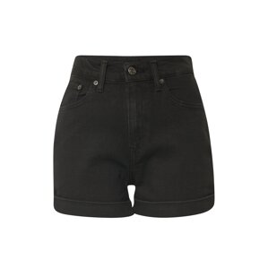 LEVI'S ® Džínsy 'MOM A LINE SHORT 2'  čierny denim