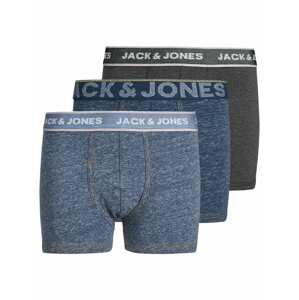 Jack & Jones Junior Shorts  sivá / modrá melírovaná / biela