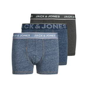 Jack & Jones Junior Nohavičky  modrá melírovaná / biela / modrosivá / tmavosivá