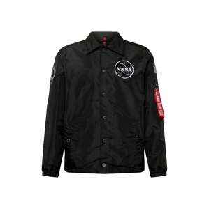 ALPHA INDUSTRIES Prechodná bunda 'NASA'  čierna