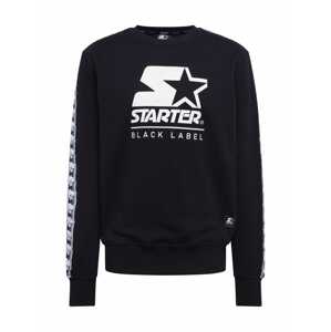 Starter Black Label Mikina 'Starter Logo Taped Crewneck'  čierna