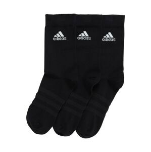 ADIDAS PERFORMANCE Športové ponožky 'Light Crew 3PP'  biela / čierna