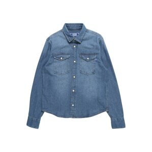 Jack & Jones Junior Košeľa  modrá denim