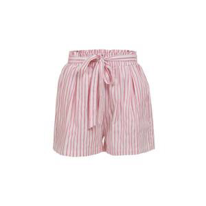 MYMO Shorts  ružová / biela