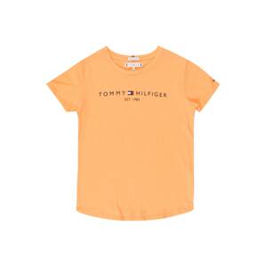 TOMMY HILFIGER Tričko  oranžová / námornícka modrá / červená