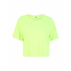 Urban Classics Curvy Tričko 'Neon Tee'  neónovo zelená