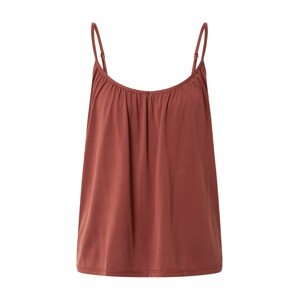 VERO MODA Top 'FILLI'  hrdzavohnedá