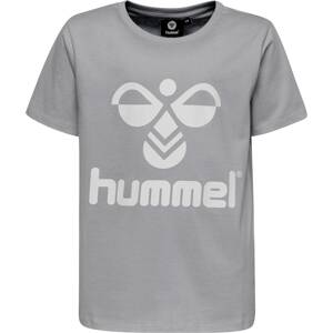 Hummel Tričko 'Tres'  sivá / biela