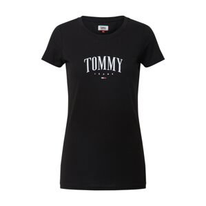 Tommy Jeans Tričko 'TJW TOMMY SCRIPT TEE'  čierna
