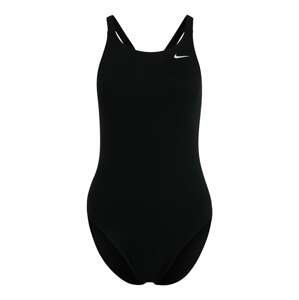 Nike Swim Športové jednodielne plavky  čierna / biela