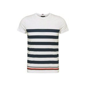 TOMMY HILFIGER T-Shirt  modrá / červená / biela