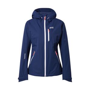 JACK WOLFSKIN Outdoorová bunda 'EAGLE PEAK JACKET W'  tmavomodrá / biela / tmavočervená