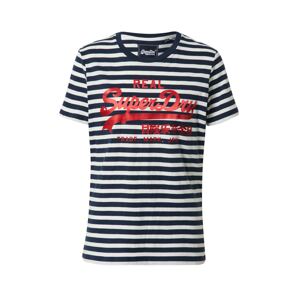 Superdry Tričko  námornícka modrá / biela / červená