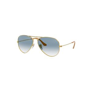 Ray-Ban Slnečné okuliare 'Aviator'  zlatá / modrá