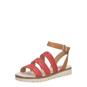 MTNG Sandále 'DAMAS'  hnedá / béžová / červená