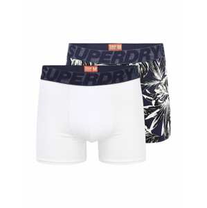 Superdry Boxerky  námornícka modrá / biela