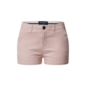 Superdry Chino nohavice  ružová