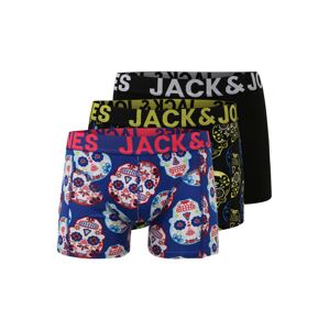 JACK & JONES Boxerky 'Sugar Skull'  čierna / modrá