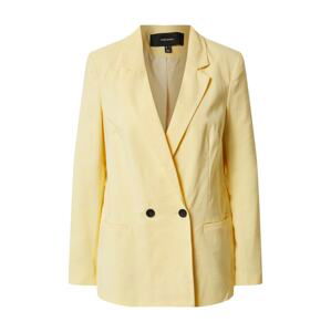 VERO MODA Blejzer 'VMEMILY LS BLAZER COLOR'  žltá