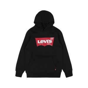 LEVI'S Mikina  červená / čierna / biela