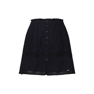 Superdry Sukňa 'ELLISON TEXTURED LACE SKIRT'  čierna