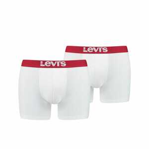 LEVI'S Boxerky  biela / červená