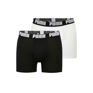 PUMA Boxerky  čierna / biela