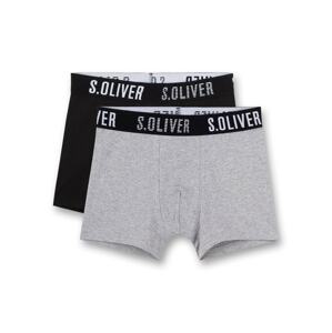 s.Oliver Boxershorts  zelená / čierna