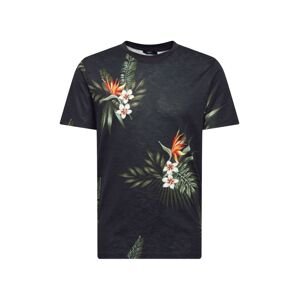 JACK & JONES Tričko 'JPRHOLIDAY BLA. TEE SS CREW NECK'  zmiešané farby / čierna