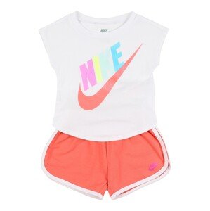 Nike Sportswear Zweiteiler 'FUTURA SS TEE & SHORT SET'  oranžová